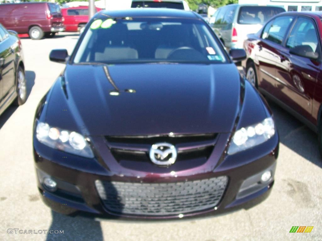 2006 MAZDA6 MAZDASPEED6 Sport - Black Cherry Mica / Black photo #7