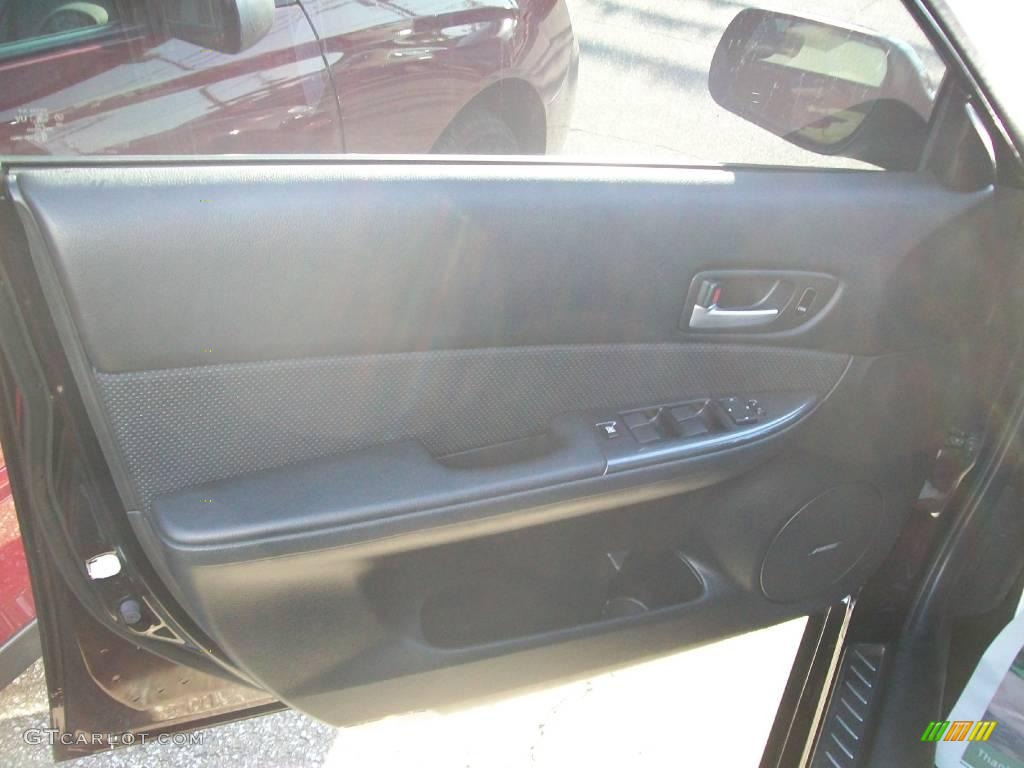 2006 MAZDA6 MAZDASPEED6 Sport - Black Cherry Mica / Black photo #9