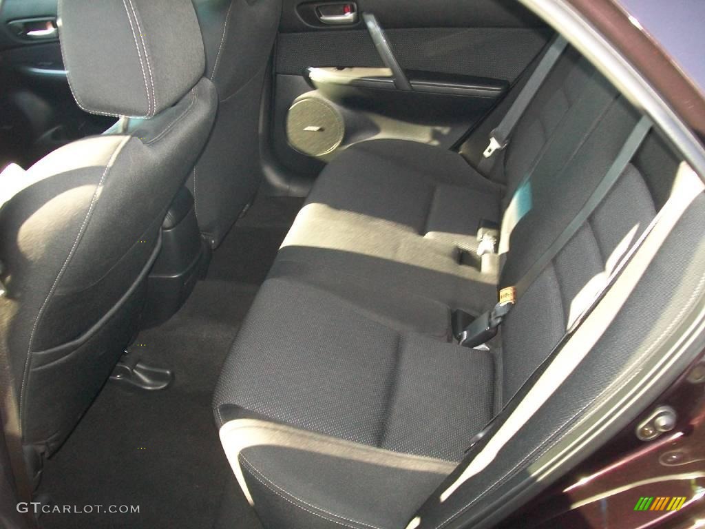 2006 MAZDA6 MAZDASPEED6 Sport - Black Cherry Mica / Black photo #12