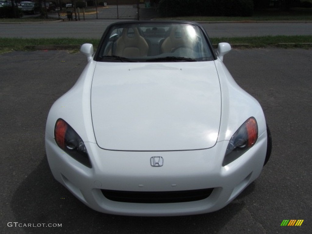 2003 S2000 Roadster - Grand Prix White / Tan photo #5