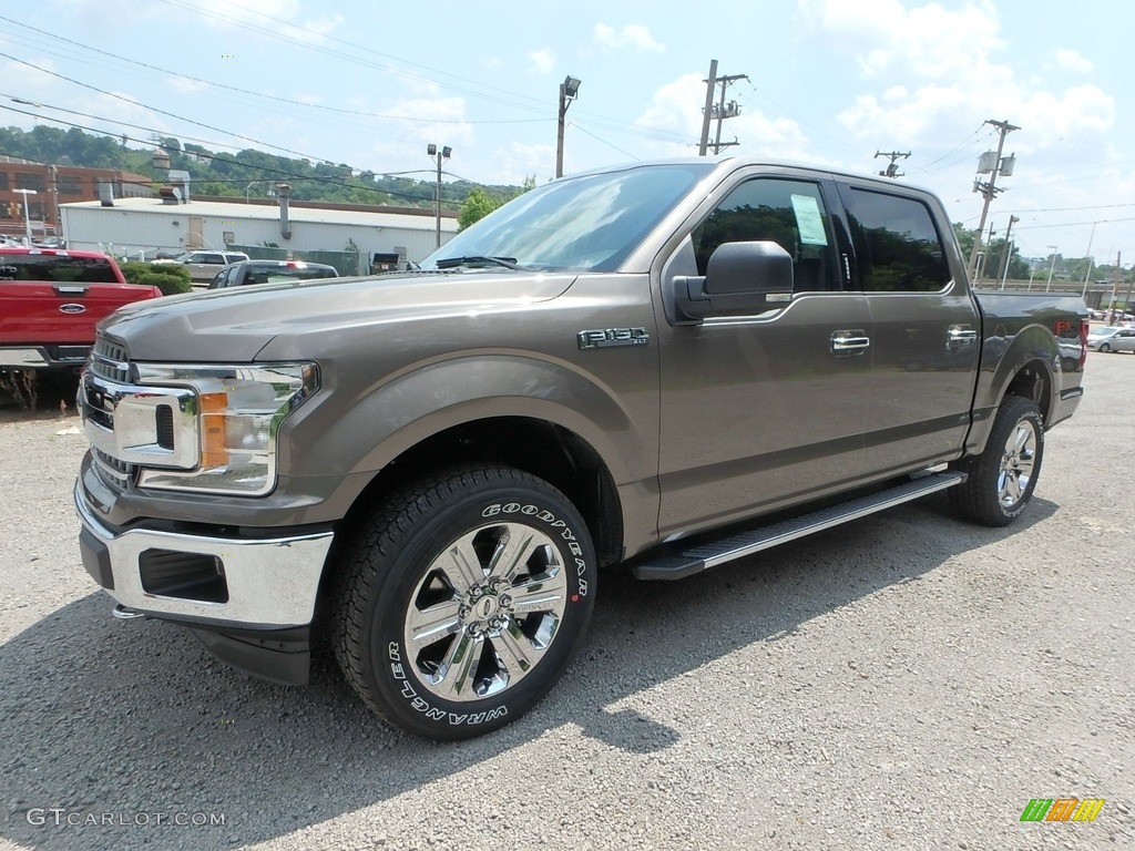 2018 F150 XLT SuperCrew 4x4 - Stone Gray / Earth Gray photo #7