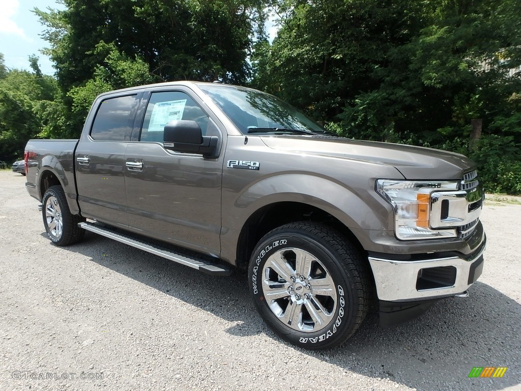 2018 F150 XLT SuperCrew 4x4 - Stone Gray / Earth Gray photo #9