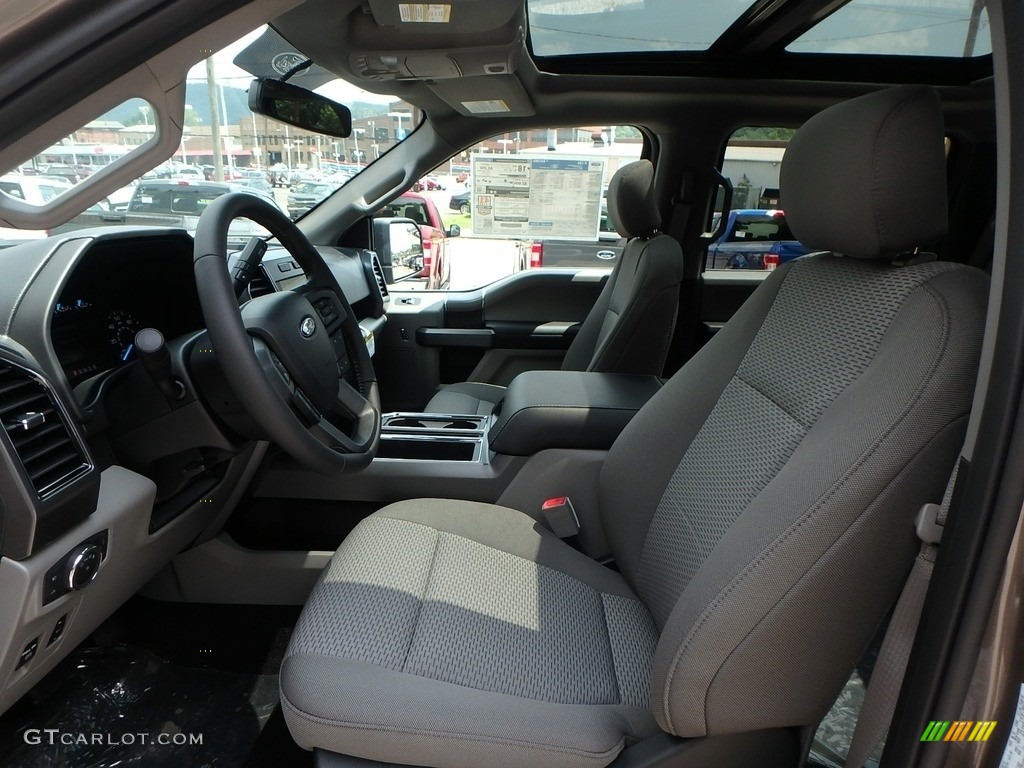 2018 F150 XLT SuperCrew 4x4 - Stone Gray / Earth Gray photo #10