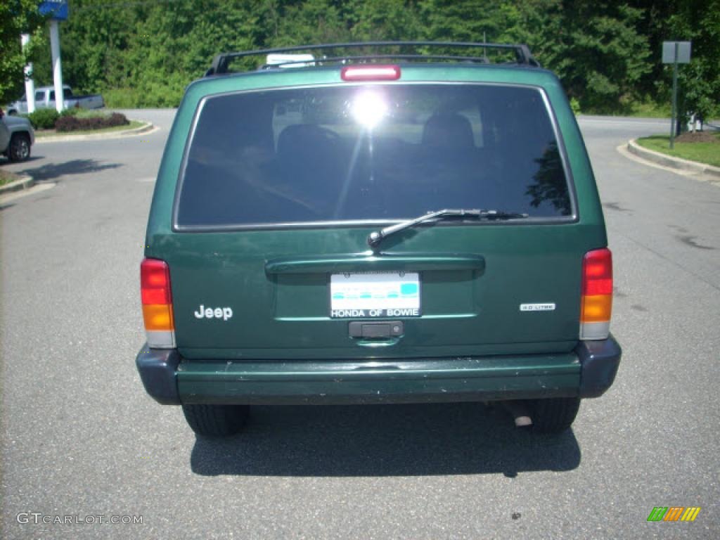 2001 Cherokee Sport 4x4 - Forest Green Pearlcoat / Agate photo #4