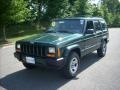 2001 Forest Green Pearlcoat Jeep Cherokee Sport 4x4  photo #7