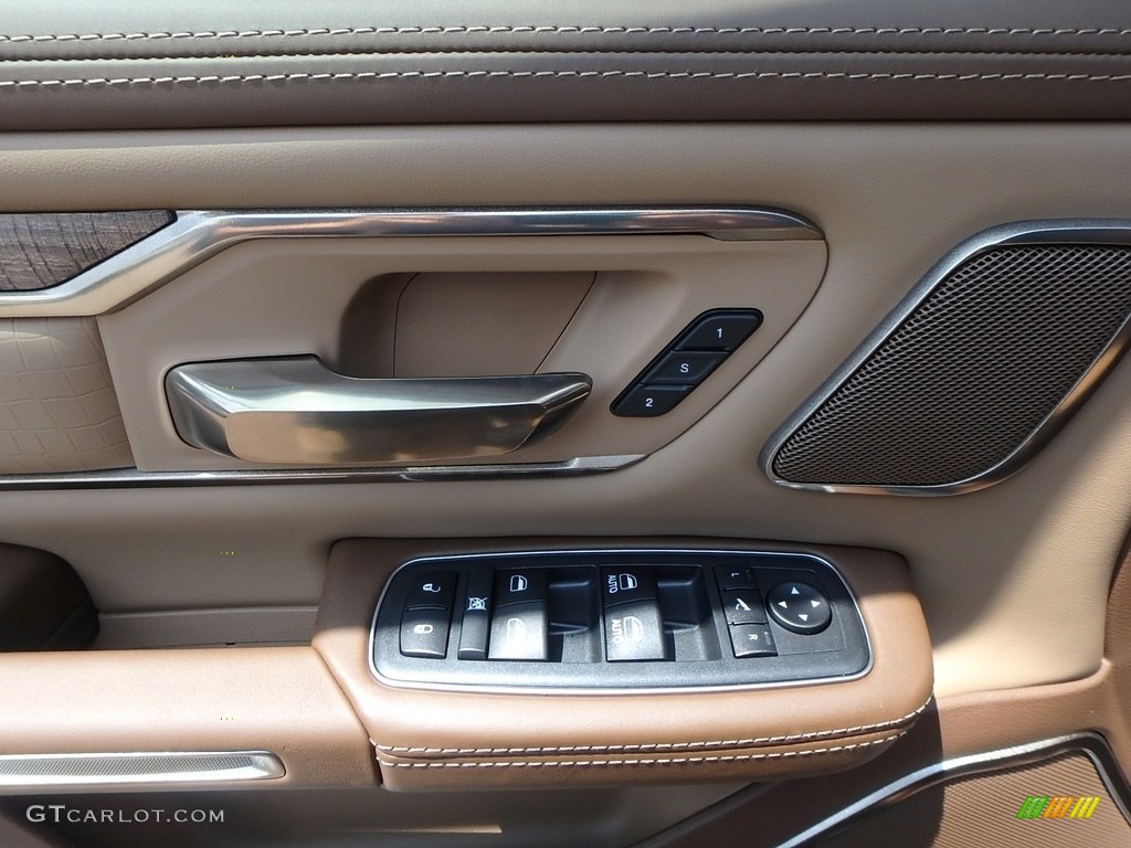 2019 1500 Long Horn Crew Cab 4x4 - Maximum Steel Metallic / Mountain Brown/Light Frost Beige photo #13