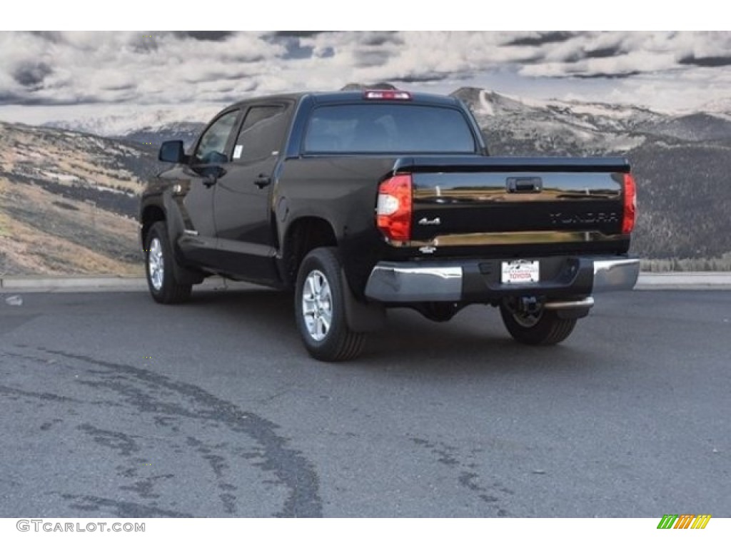 2018 Tundra SR5 CrewMax 4x4 - Midnight Black Metallic / Graphite photo #3