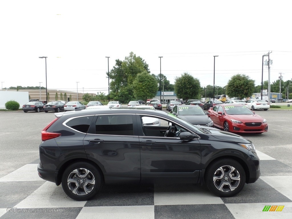 2018 CR-V EX - Gunmetal Metallic / Gray photo #3