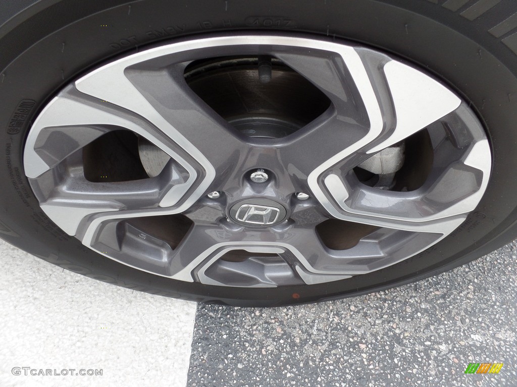 2018 CR-V EX - Gunmetal Metallic / Gray photo #7