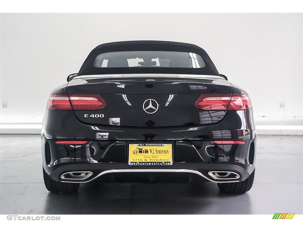 2018 E 400 Convertible - Black / Black photo #4