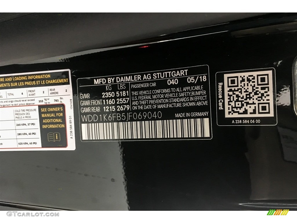 2018 E 400 Convertible - Black / Black photo #11