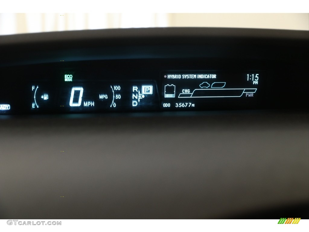 2015 Prius Two Hybrid - Sea Glass Pearl / Dark Gray photo #7