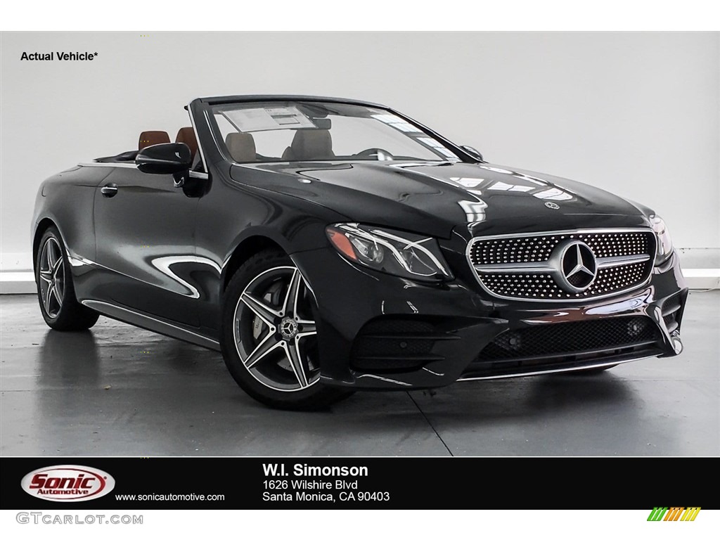 2018 E 400 Convertible - Black / Saddle Brown/Black photo #1