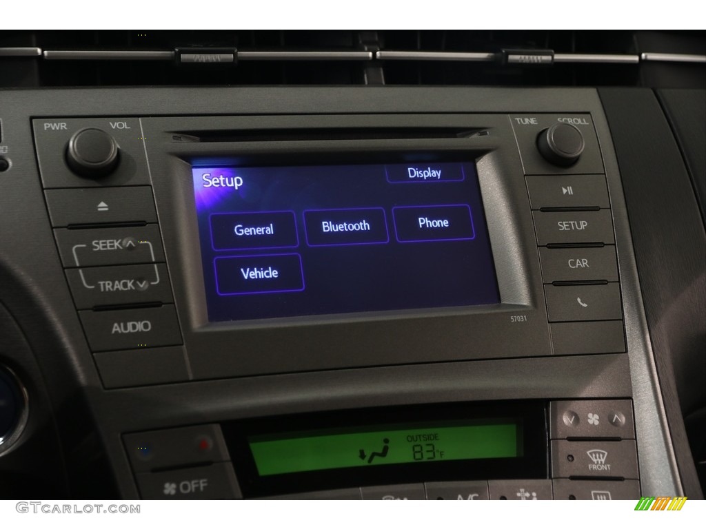 2015 Prius Two Hybrid - Sea Glass Pearl / Dark Gray photo #10