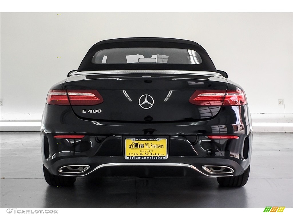2018 E 400 Convertible - Black / Saddle Brown/Black photo #4