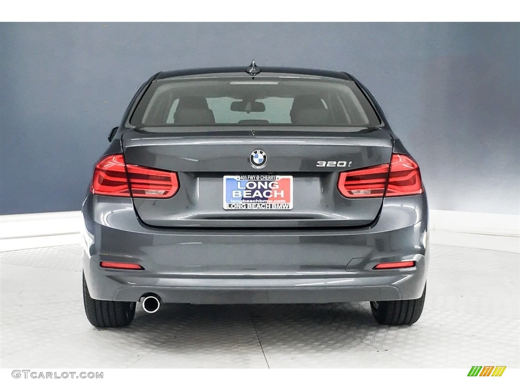 2018 3 Series 320i Sedan - Mineral Grey Metallic / Black photo #4