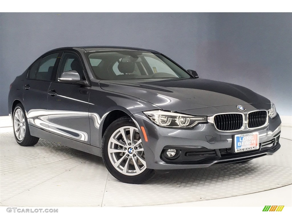 2018 3 Series 320i Sedan - Mineral Grey Metallic / Black photo #12