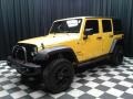2015 Baja Yellow Jeep Wrangler Unlimited Sport 4x4  photo #2