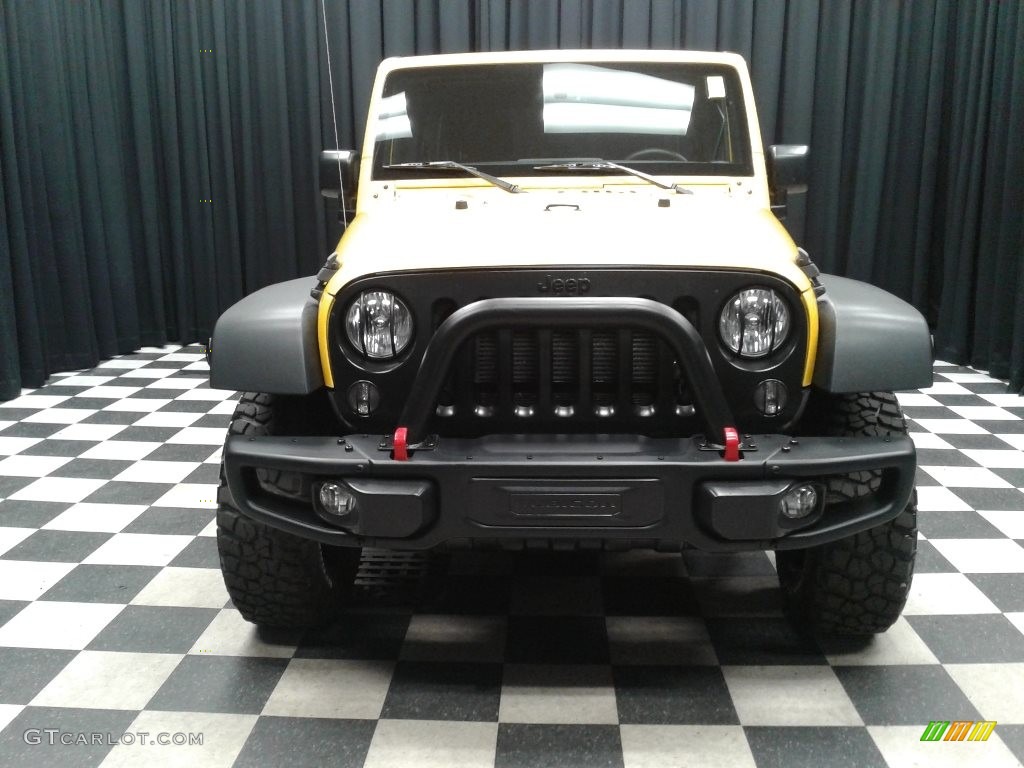 2015 Wrangler Unlimited Sport 4x4 - Baja Yellow / Black photo #3