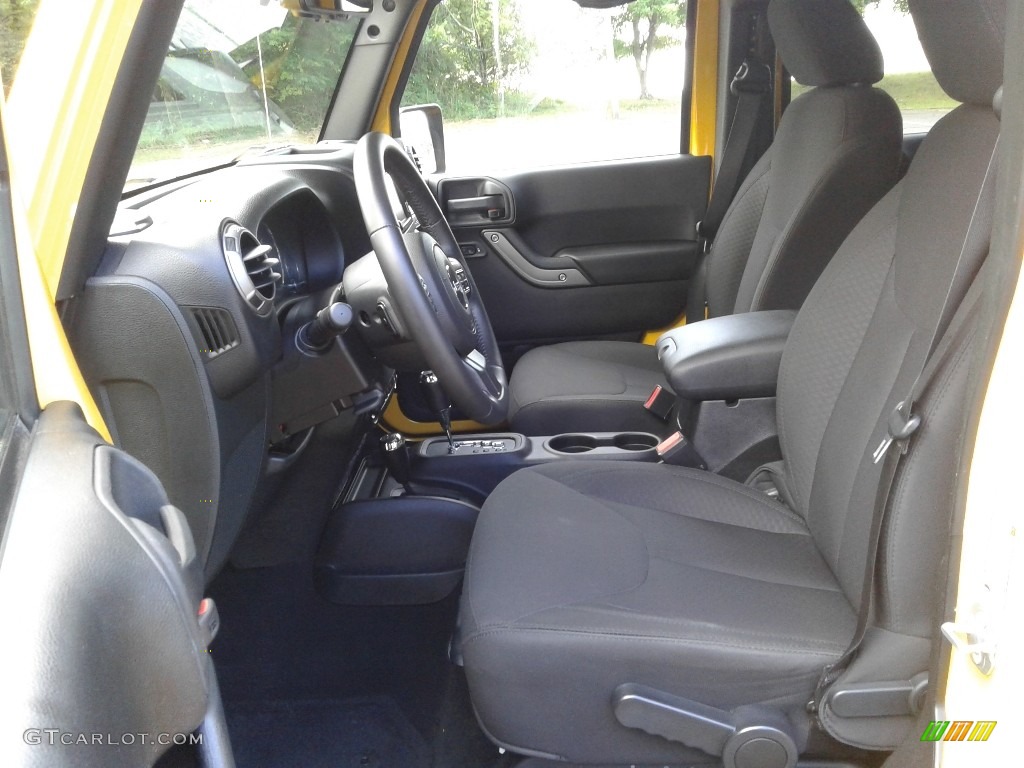 2015 Wrangler Unlimited Sport 4x4 - Baja Yellow / Black photo #10