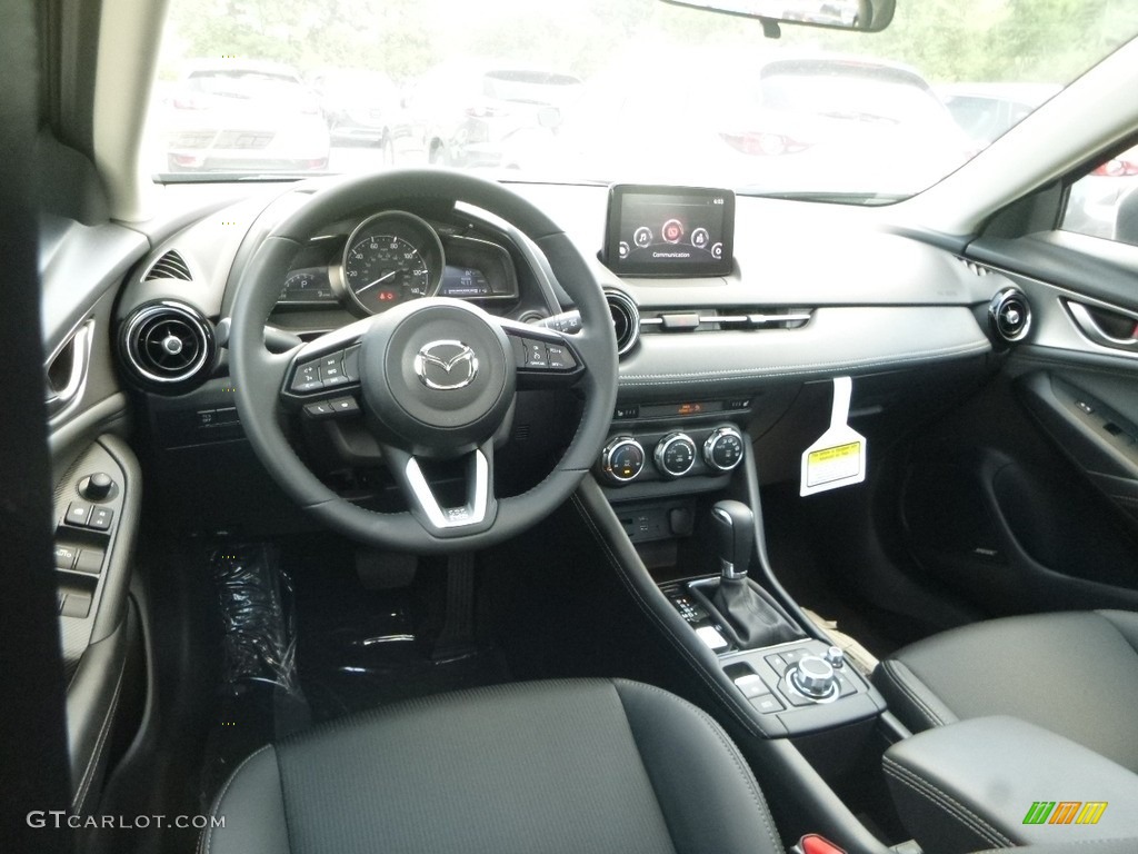 Black Interior 2019 Mazda CX-3 Touring AWD Photo #128336061