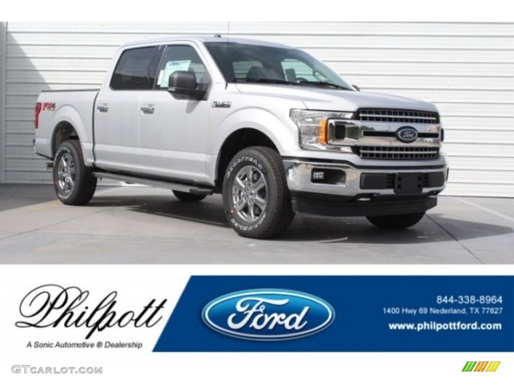 2018 F150 XLT SuperCrew 4x4 - Ingot Silver / Earth Gray photo #1