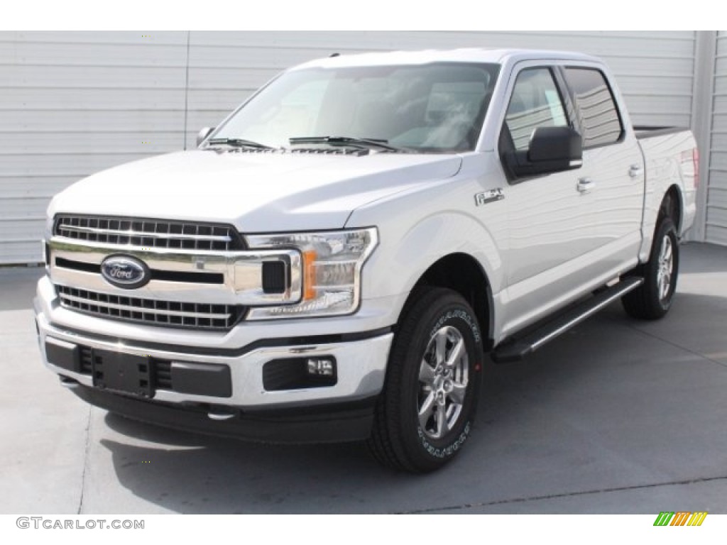 2018 F150 XLT SuperCrew 4x4 - Ingot Silver / Earth Gray photo #3