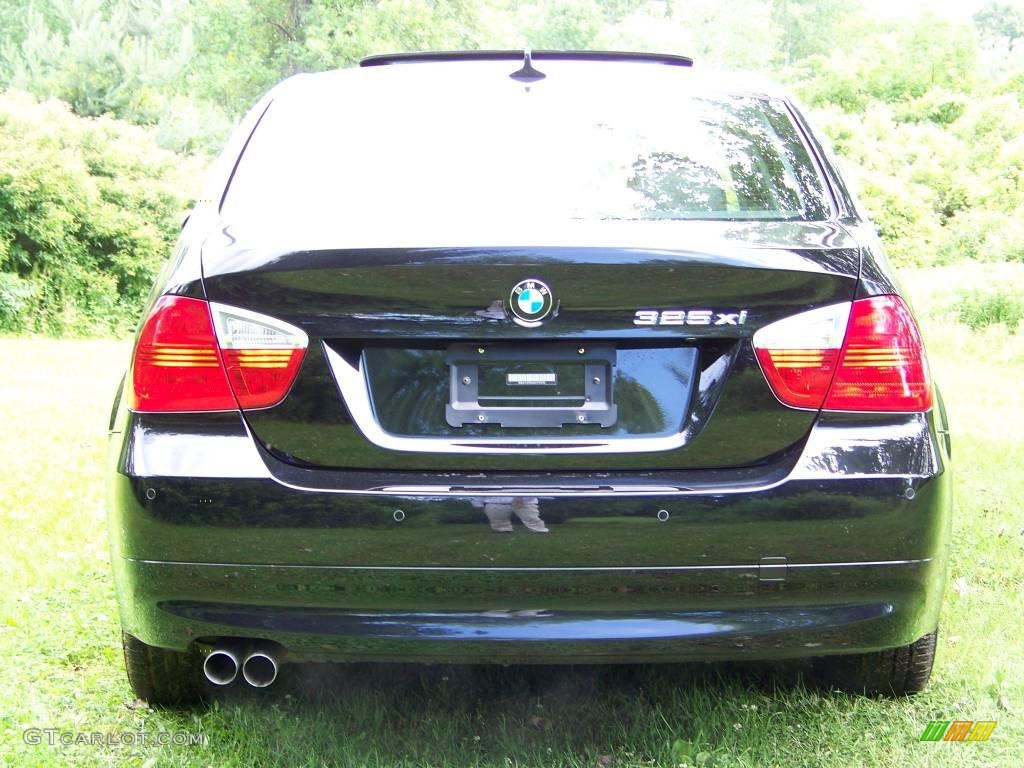 2006 3 Series 325xi Sedan - Jet Black / Black photo #6