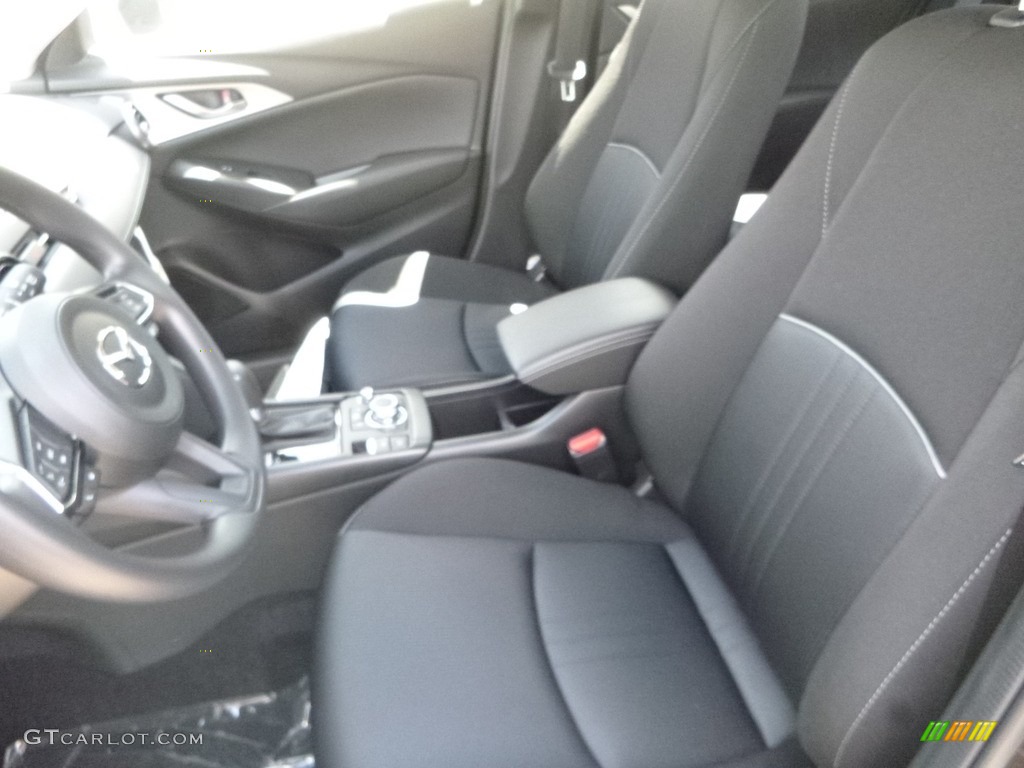 Black Interior 2019 Mazda CX-3 Sport AWD Photo #128338554
