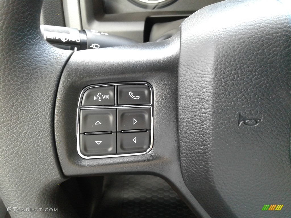 2018 Ram 2500 Tradesman Regular Cab 4x4 Black/Diesel Gray Steering Wheel Photo #128338575