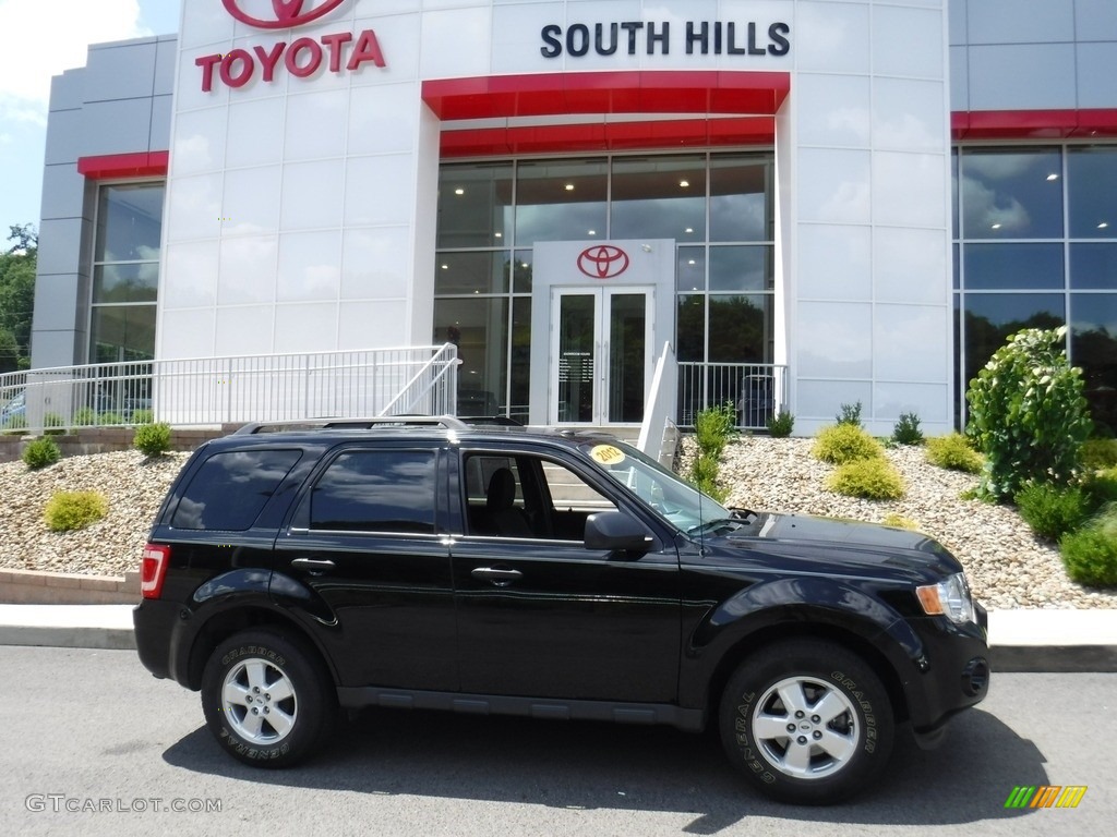 2012 Escape XLT 4WD - Ebony Black / Charcoal Black photo #2