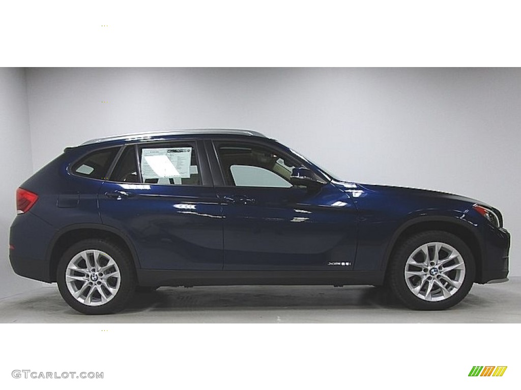 2015 X1 xDrive28i - Deep Sea Blue Metallic / Beige photo #6