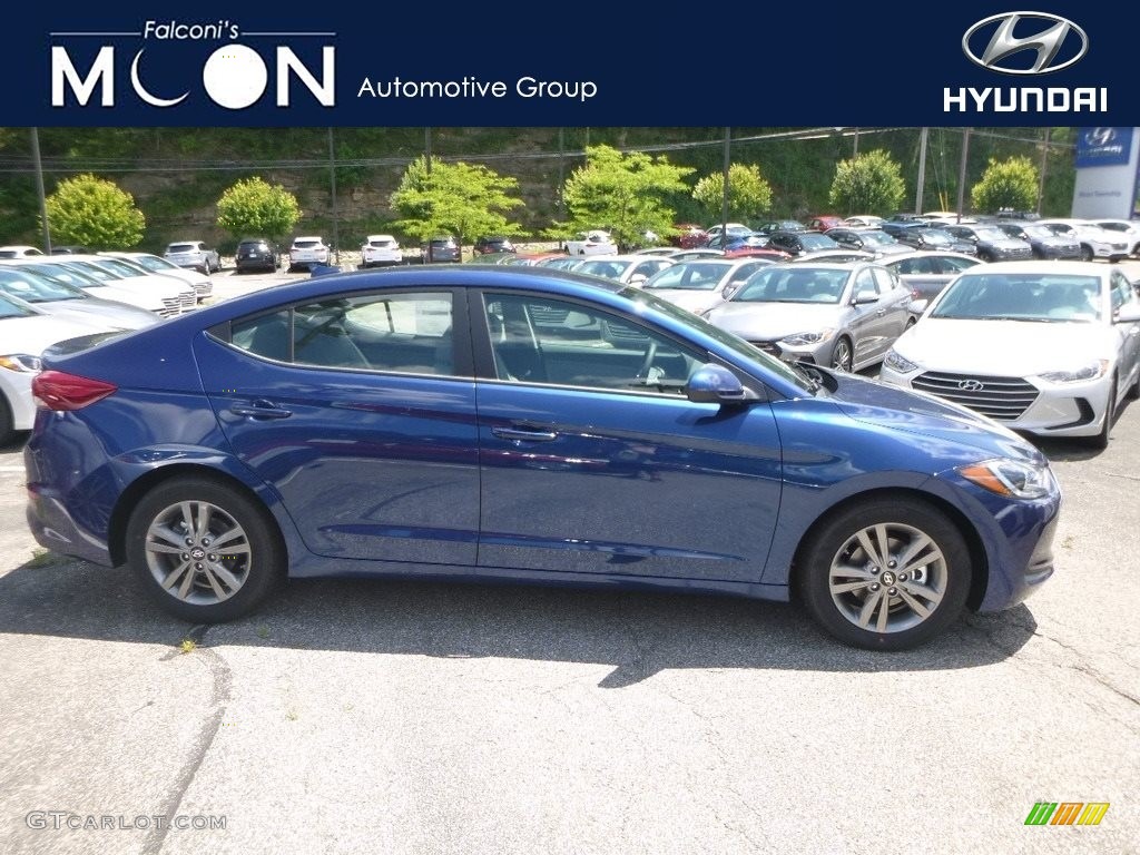 2018 Electric Blue Hyundai Elantra Sel 128331780 Gtcarlot