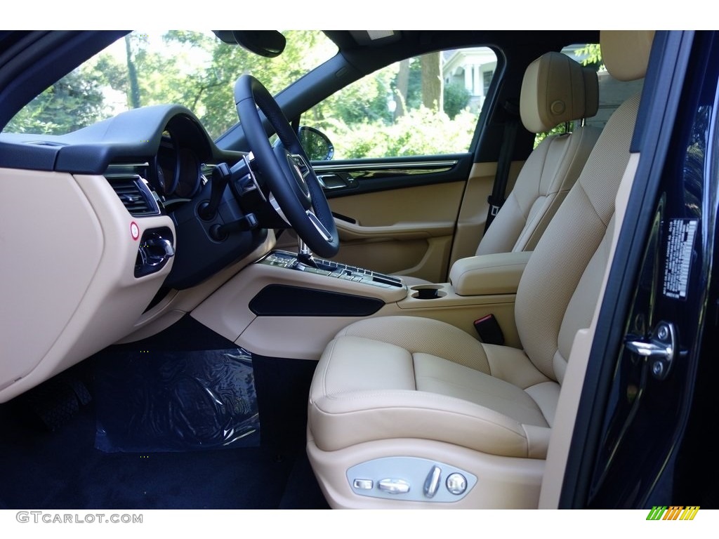 2018 Macan S - Night Blue Metallic / Black/Luxor Beige photo #12