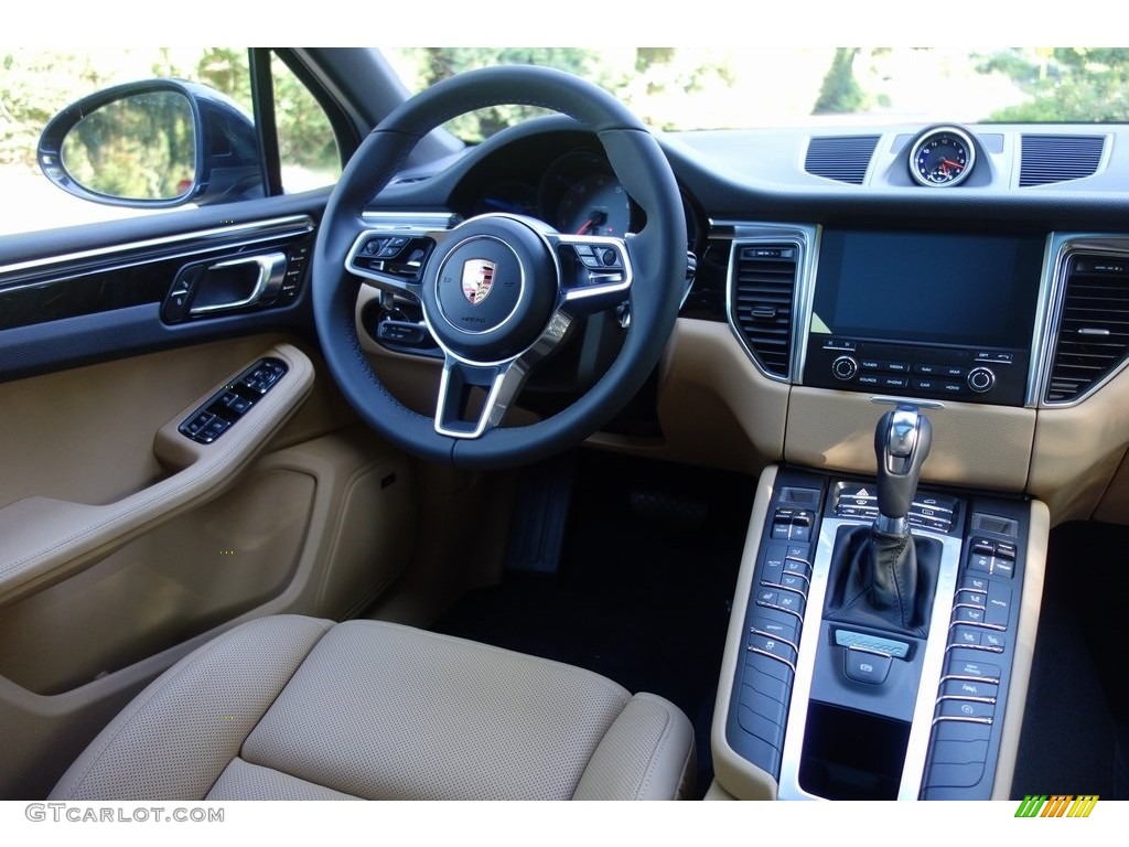 2018 Macan S - Night Blue Metallic / Black/Luxor Beige photo #13