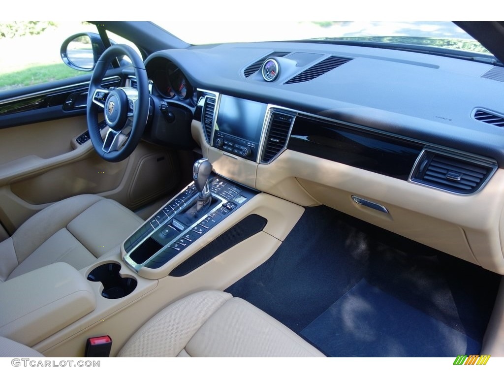 2018 Macan S - Night Blue Metallic / Black/Luxor Beige photo #16