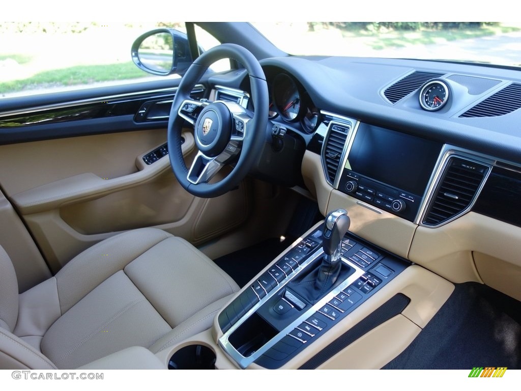 2018 Macan S - Night Blue Metallic / Black/Luxor Beige photo #17