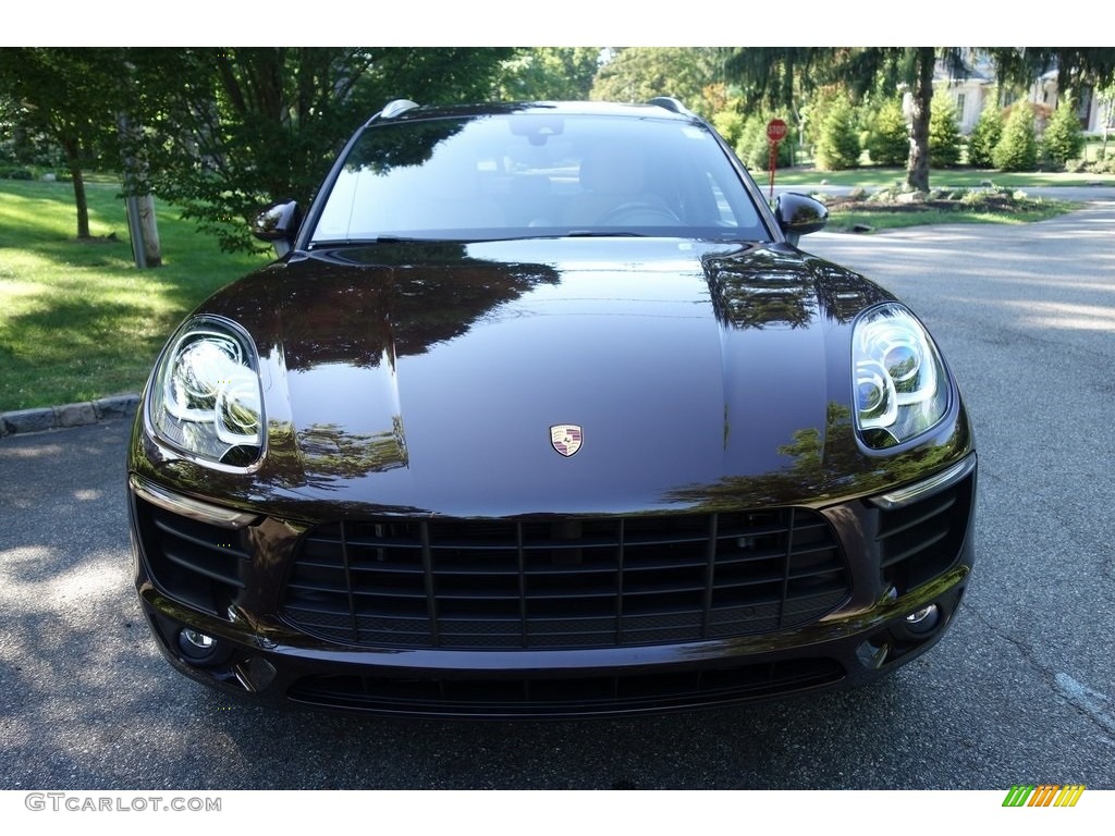 2018 Macan S - Mahogany Metallic / Black/Luxor Beige photo #2