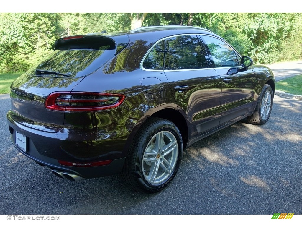 2018 Macan S - Mahogany Metallic / Black/Luxor Beige photo #4