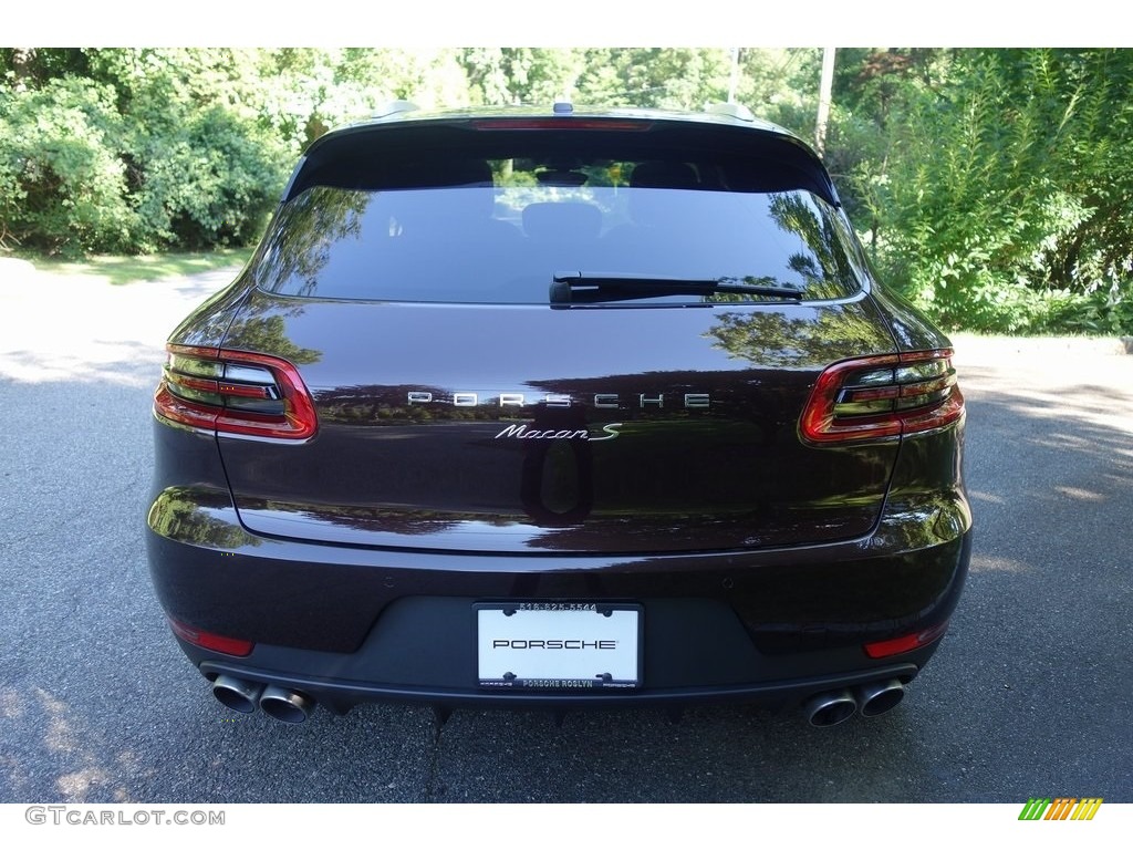 2018 Macan S - Mahogany Metallic / Black/Luxor Beige photo #5