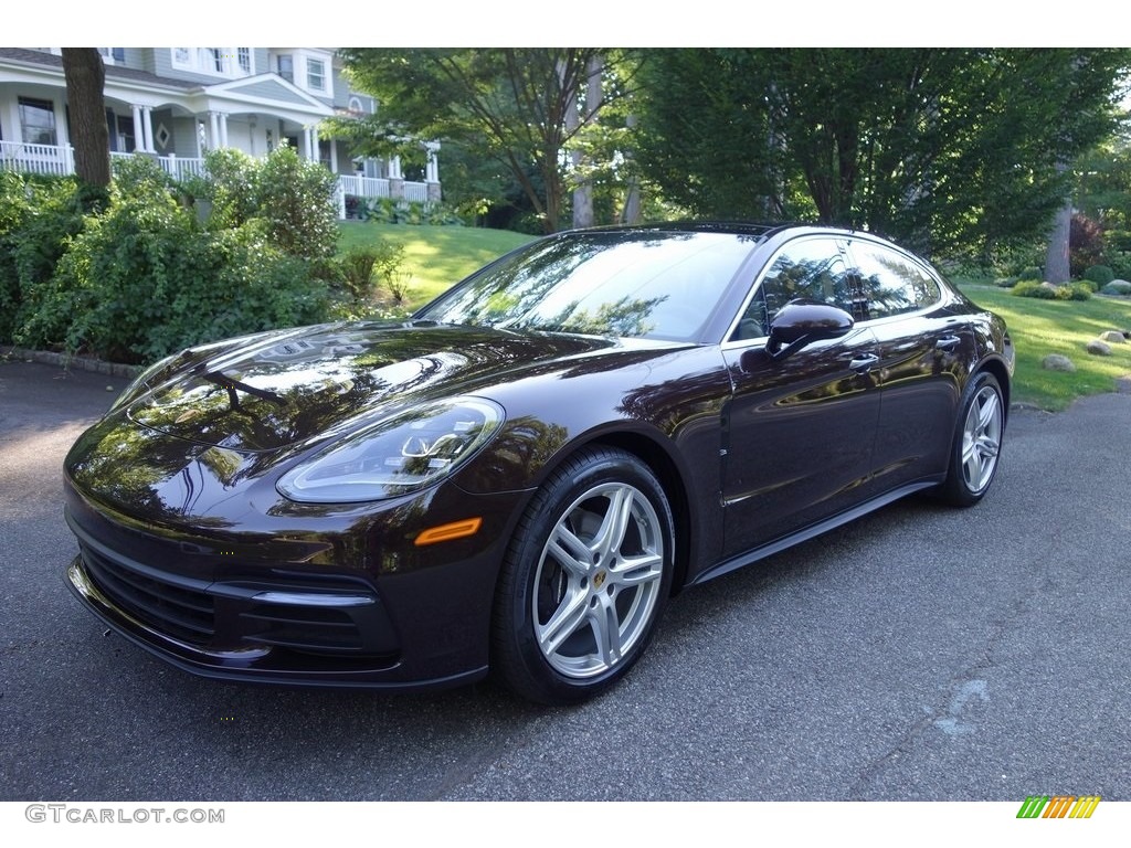 Mahogany Metallic 2018 Porsche Panamera 4 Exterior Photo #128344671