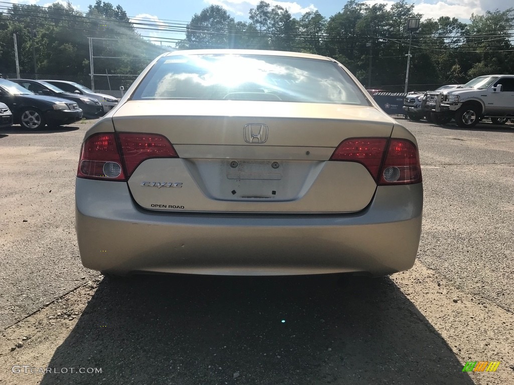 2007 Civic LX Sedan - Borrego Beige Metallic / Ivory photo #6