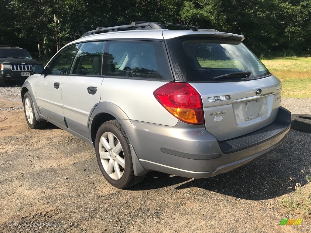 2007 Outback 2.5i Wagon - Brilliant Silver Metallic / Dark Charcoal Tweed photo #3
