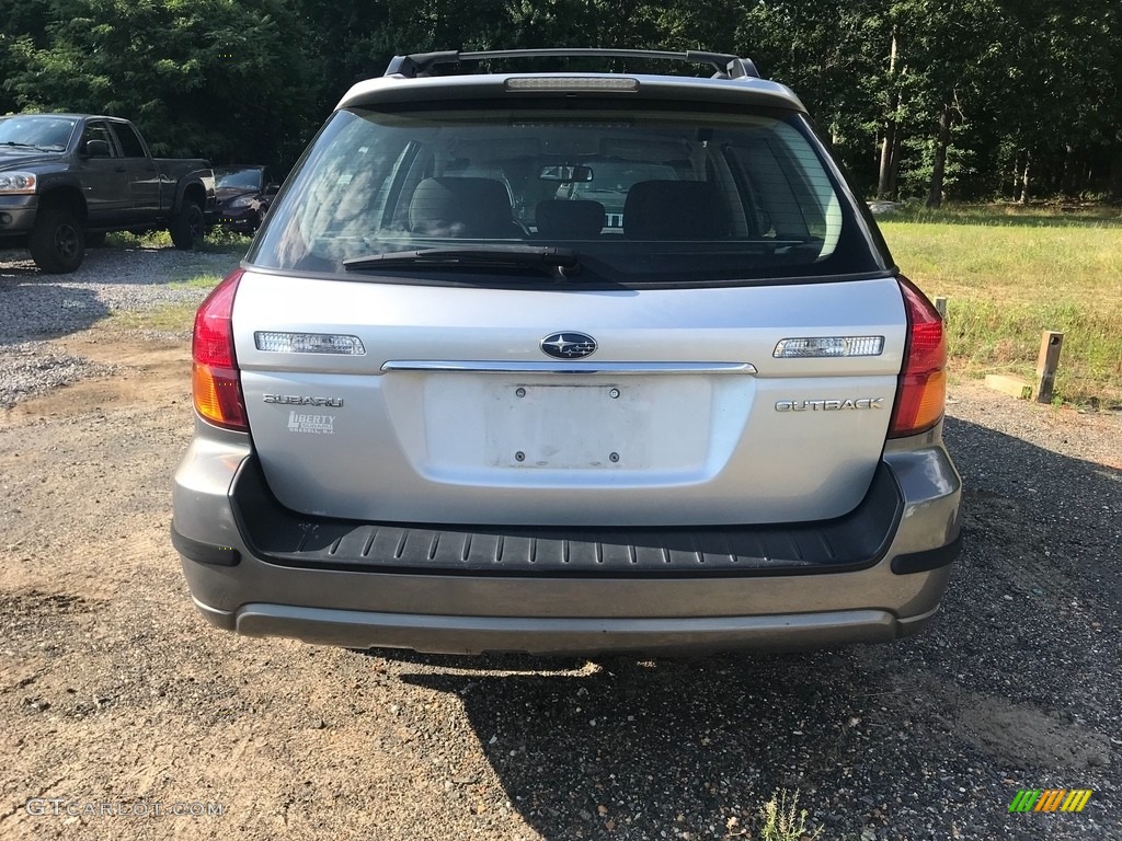 2007 Outback 2.5i Wagon - Brilliant Silver Metallic / Dark Charcoal Tweed photo #4