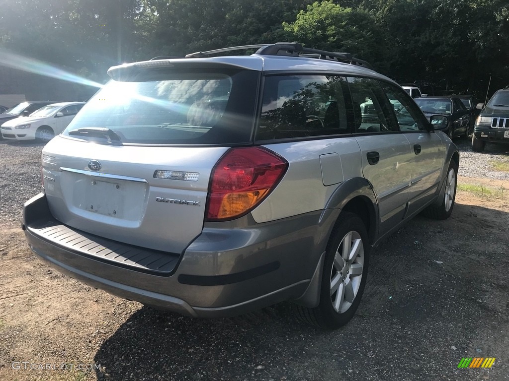 2007 Outback 2.5i Wagon - Brilliant Silver Metallic / Dark Charcoal Tweed photo #5