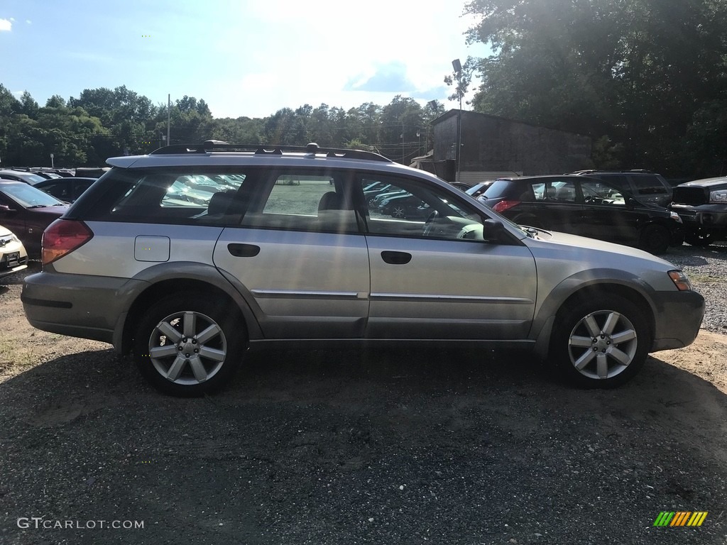 2007 Outback 2.5i Wagon - Brilliant Silver Metallic / Dark Charcoal Tweed photo #6