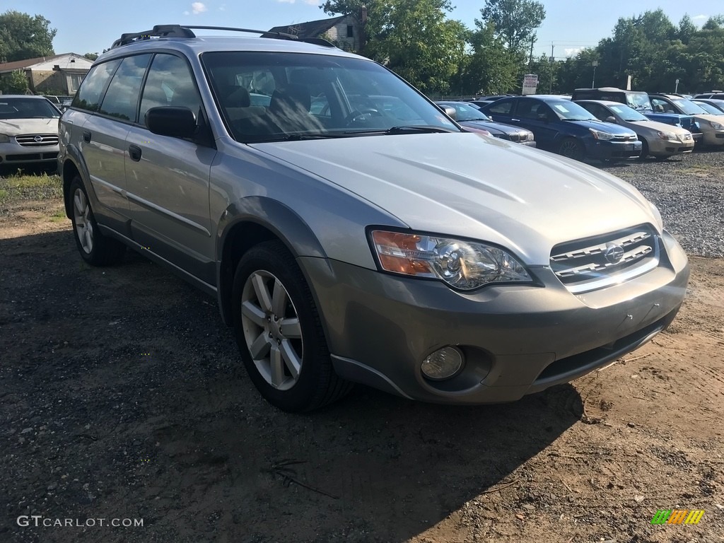 2007 Outback 2.5i Wagon - Brilliant Silver Metallic / Dark Charcoal Tweed photo #7