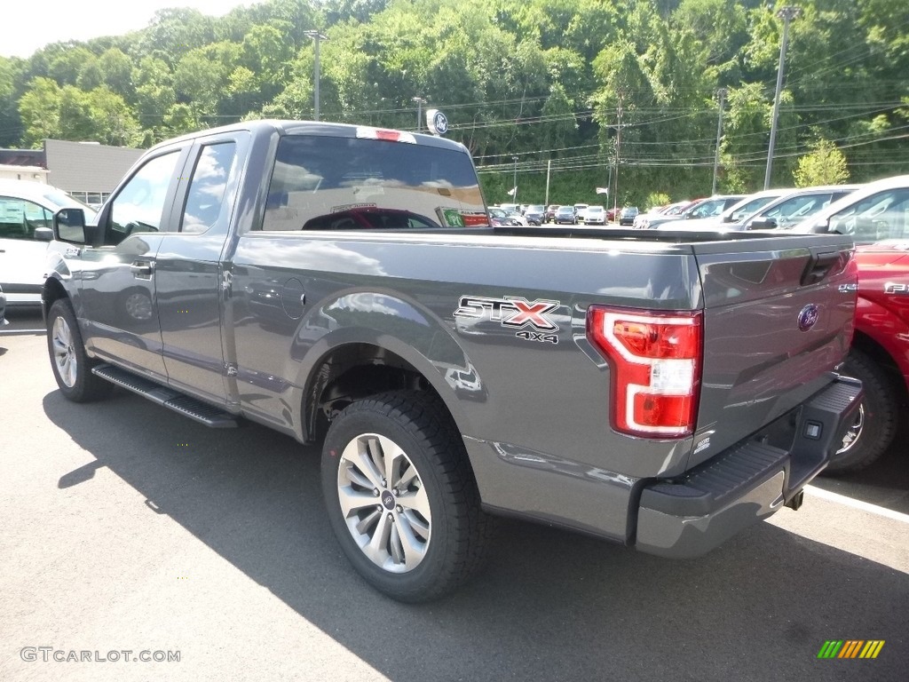 2018 F150 XL SuperCab 4x4 - Lead Foot / Earth Gray photo #5