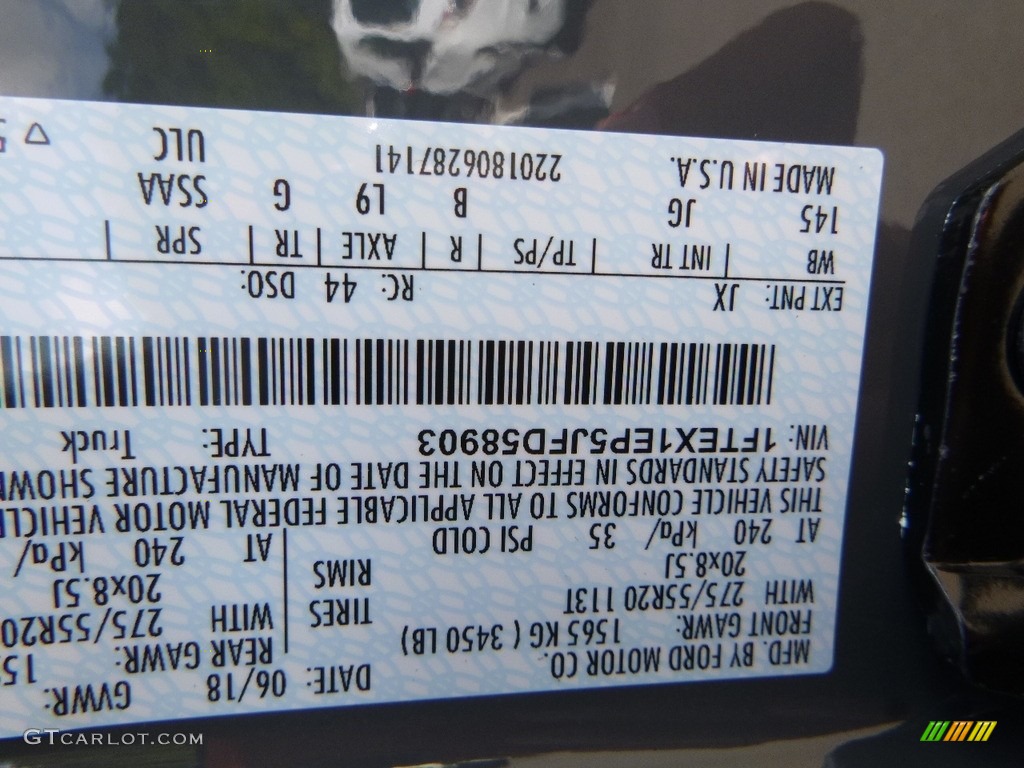 2018 F150 XL SuperCab 4x4 - Lead Foot / Earth Gray photo #10