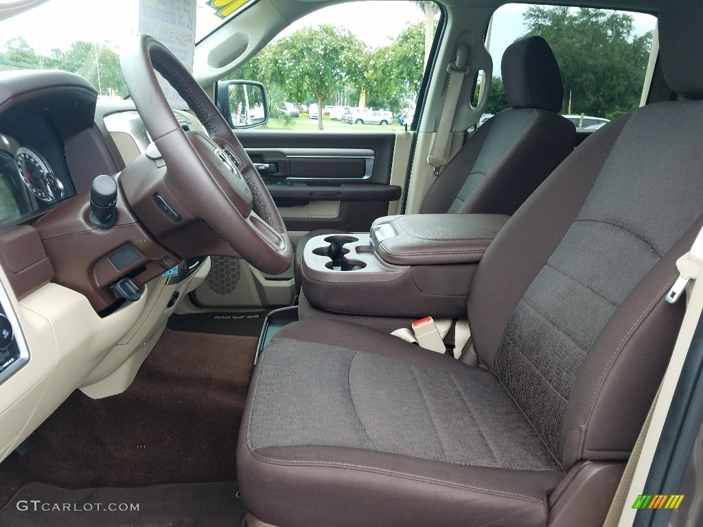 Canyon Brown/Light Frost Beige Interior 2018 Ram 1500 Big Horn Crew Cab Photo #128346585